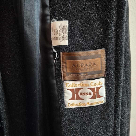 Vintage Alpaca Mohair And Wool Winter Coat Size Medium Large - Picture 11 of 11